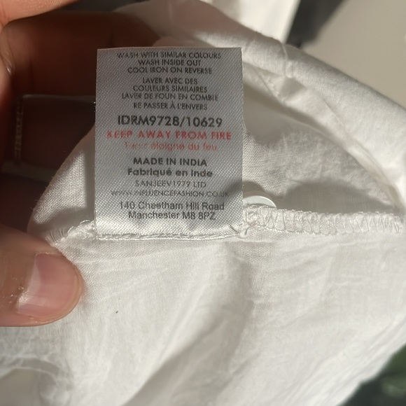 White midi cotton dress - Picture 7 of 7